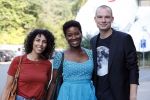 Hilversum 27 augustus 2019
Najaarspresentatie NPO op het mediapark. Milouska Meulens en partner Joris Marseille