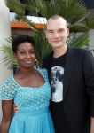 Hilversum 27 augustus 2019
Najaarspresentatie NPO op het mediapark. Milouska Meulens en partner Joris Marseille