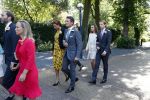 Den Haag 22 augustus 2019
Afscheidsdienst voor prinses Christina op paleis Noordeinde en de koninklijke stallen.
Aanwezig haar Kinderen Bernardo, Nicolas en Juliana alsmede prinses Beatrix prinses Irene prinses Margriet mr Pieter v Vollenhoven Koning Willem Alexander koningin Maxima prinses Mabel prins Constantijn Prinses laurentien en hun kinderen Leonore Claus Casimir Eloise   Prins Carlos  prinses Annemarie prinses Viktoria  Prins Jaime Prinses Carolina met man Albert Brenninkmeijer prinses Margarita met man Tjalling ten cate Prins floris en Prinses Aimee Prins Maurits en Prinses Marilene Prins Pieter Christiaan en Prins Bernhard jr.