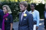 Den Haag 22 augustus 2019
Afscheidsdienst voor prinses Christina op paleis Noordeinde en de koninklijke stallen.
Aanwezig haar Kinderen Bernardo, Nicolas en Juliana alsmede prinses Beatrix prinses Irene prinses Margriet mr Pieter v Vollenhoven Koning Willem Alexander koningin Maxima prinses Mabel prins Constantijn Prinses laurentien en hun kinderen Leonore Claus Casimir Eloise   Prins Carlos  prinses Annemarie prinses Viktoria  Prins Jaime Prinses Carolina met man Albert Brenninkmeijer prinses Margarita met man Tjalling ten cate Prins floris en Prinses Aimee Prins Maurits en Prinses Marilene Prins Pieter Christiaan en Prins Bernhard jr.