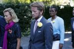 Den Haag 22 augustus 2019
Afscheidsdienst voor prinses Christina op paleis Noordeinde en de koninklijke stallen.
Aanwezig haar Kinderen Bernardo, Nicolas en Juliana alsmede prinses Beatrix prinses Irene prinses Margriet mr Pieter v Vollenhoven Koning Willem Alexander koningin Maxima prinses Mabel prins Constantijn Prinses laurentien en hun kinderen Leonore Claus Casimir Eloise   Prins Carlos  prinses Annemarie prinses Viktoria  Prins Jaime Prinses Carolina met man Albert Brenninkmeijer prinses Margarita met man Tjalling ten cate Prins floris en Prinses Aimee Prins Maurits en Prinses Marilene Prins Pieter Christiaan en Prins Bernhard jr.