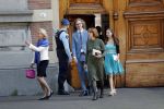 Den Haag 22 augustus 2019
Afscheidsdienst voor prinses Christina op paleis Noordeinde en de koninklijke stallen.
Aanwezig haar Kinderen Bernardo, Nicolas en Juliana alsmede prinses Beatrix prinses Irene prinses Margriet mr Pieter v Vollenhoven Koning Willem Alexander koningin Maxima prinses Mabel prins Constantijn Prinses laurentien en hun kinderen Leonore Claus Casimir Eloise   Prins Carlos  prinses Annemarie prinses Viktoria  Prins Jaime Prinses Carolina met man Albert Brenninkmeijer prinses Margarita met man Tjalling ten cate Prins floris en Prinses Aimee Prins Maurits en Prinses Marilene Prins Pieter Christiaan en Prins Bernhard jr. muzikanten
