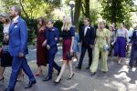 Den Haag 22 augustus 2019
Afscheidsdienst voor prinses Christina op paleis Noordeinde en de koninklijke stallen.
Aanwezig haar Kinderen Bernardo, Nicolas en Juliana alsmede prinses Beatrix prinses Irene prinses Margriet mr Pieter v Vollenhoven Koning Willem Alexander koningin Maxima prinses Mabel prins Constantijn Prinses laurentien en hun kinderen Leonore Claus Casimir Eloise   Prins Carlos  prinses Annemarie prinses Viktoria  Prins Jaime Prinses Carolina met man Albert Brenninkmeijer prinses Margarita met man Tjalling ten cate Prins floris en Prinses Aimee Prins Maurits en Prinses Marilene Prins Pieter Christiaan en Prins Bernhard jr.