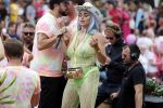 Amsterdam 3 augustus 2019
Gaypride in de grachten van Amsterdam.
Roxeanne Hazes met partner Erik Zwennes