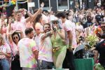 Amsterdam 3 augustus 2019
Gaypride in de grachten van Amsterdam.
Roxeanne Hazes met partner Erik Zwennes