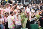 Amsterdam 3 augustus 2019
Gaypride in de grachten van Amsterdam.
Roxeanne Hazes met partner Erik Zwennes