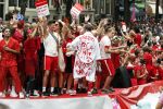 Amsterdam 3 augustus 2019
Gaypride in de grachten van Amsterdam.
Selwyn Senatori met zijn vrouw