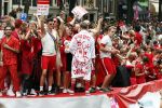 Amsterdam 3 augustus 2019
Gaypride in de grachten van Amsterdam.
Selwyn Senatori met zijn vrouw