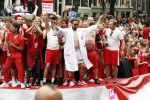 Amsterdam 3 augustus 2019
Gaypride in de grachten van Amsterdam.
Selwyn Senatori met zijn vrouw