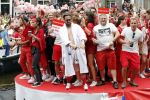 Amsterdam 3 augustus 2019
Gaypride in de grachten van Amsterdam.
Selwyn Senatori met zijn vrouw