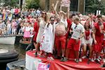 Amsterdam 3 augustus 2019
Gaypride in de grachten van Amsterdam.
Selwyn Senatori met zijn vrouw