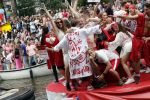 Amsterdam 3 augustus 2019
Gaypride in de grachten van Amsterdam.
Selwyn Senatori met zijn vrouw