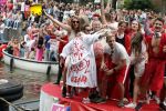 Amsterdam 3 augustus 2019
Gaypride in de grachten van Amsterdam.
Selwyn Senatori met zijn vrouw