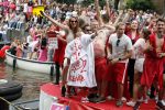 Amsterdam 3 augustus 2019
Gaypride in de grachten van Amsterdam.
Selwyn Senatori met zijn vrouw