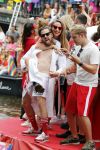 Amsterdam 3 augustus 2019
Gaypride in de grachten van Amsterdam.
Selwyn Senatori met zijn vrouw