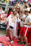 Amsterdam 3 augustus 2019
Gaypride in de grachten van Amsterdam.
Selwyn Senatori met zijn vrouw