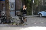 Amsterdam 31 augustus 2019
Susan Visser op de fiets in Amsterdam zuid.
