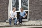 Amsterdam 3 augustus 2019
Gaypride in de grachten van Amsterdam.
actrice Sylvia Holstijn woont anti kraak in voormalig rechtbankgebouw.