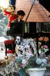 Diepenheim 24 augustus 2019
Wibi Soerjadi geeft tuinconcert in de tuin van zijn huis. Hond Wibi