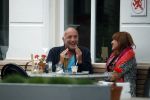 Amsterdam, 27 Augustus 2020 Alfred v d Heuvel met vriendin