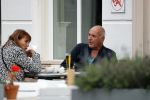 Amsterdam, 27 Augustus 2020 Alfred v d Heuvel met vriendin