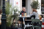 Amsterdam, 27 Augustus 2020 Alfred v d Heuvel met vriendin