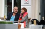 Amsterdam, 27 Augustus 2020 Alfred v d Heuvel met vriendin