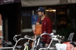 Amsterdam 22 augustus 2020
Arie Boomsma met zijn baby op zijn borst.