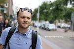 Amsterdam 20 augustus 2020
Arjen Lubach in zijn pop u store ivm met zijn  nieuwe boek stoorzender