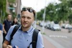 Amsterdam 20 augustus 2020
Arjen Lubach in zijn pop u store ivm met zijn  nieuwe boek stoorzender