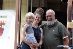 Amsterdam 16 augustus 2020
Bert Simhoffer met zijn vrouw en jongste zoon op de pc hooftstraat