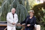 Hilversum 13 september 2020
Bram Biesterveld en Greetje Kauffeld in de tuin van het Rosa Spier huis.
