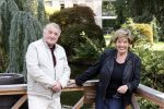 Hilversum 13 september 2020
Bram Biesterveld en Greetje Kauffeld in de tuin van het Rosa Spier huis.