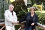 Hilversum 13 september 2020
Bram Biesterveld en Greetje Kauffeld in de tuin van het Rosa Spier huis.