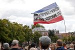 Amsterdam 6 september 2020
Demonstratie met Lange Frans  op het museumplein .