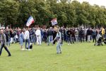 Amsterdam 6 september 2020
Demonstratie met Lange Frans  op het museumplein .