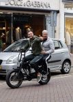 Amsterdam 12 september 2020
Dave en Dries Roelvink samen op electrische Knaap fiets