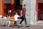 Amsterdam 14 september 2020
Dusan tadic met kinderen en vrouw op straat in Amsterdam
