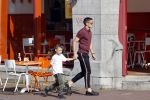 Amsterdam 14 september 2020
Dusan tadic met kinderen en vrouw op straat in Amsterdam