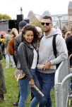 Amsterdam 5 september 2020
Demonstratie tegen Corana op het museumplein. Fajah Lourens kwam met haar vriend