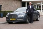 Amsterdam 27 augustus 2020
Harry Mens met zijn Bentley Flying Spur . De auto heeft een top snelheid van 320 km/per uur