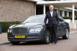 Amsterdam 27 augustus 2020
Harry Mens met zijn Bentley Flying Spur . De auto heeft een top snelheid van 320 km/per uur