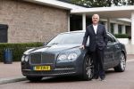 Amsterdam 27 augustus 2020
Harry Mens met zijn Bentley Flying Spur . De auto heeft een top snelheid van 320 km/per uur