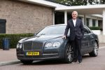Amsterdam 27 augustus 2020
Harry Mens met zijn Bentley Flying Spur . De auto heeft een top snelheid van 320 km/per uur