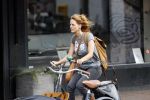Amsterdam 19 augustus 2020
Ilse Warringa op de fiets in Amsterdam