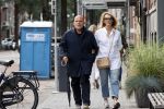 Amsterdam 22 augustus 2020
Jaap v Zweden met zijn vrouw Aaltje op straat in Amsterdam zuid