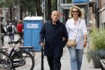 Amsterdam 22 augustus 2020
Jaap v Zweden met zijn vrouw Aaltje op straat in Amsterdam zuid