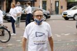 Amsterdam 20 augustus 2020
Arjen Lubach in zijn pop u store ivm met zijn  nieuwe boek stoorzender. Uitgever Joost Nijsen