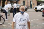 Amsterdam 20 augustus 2020
Arjen Lubach in zijn pop u store ivm met zijn  nieuwe boek stoorzender. Uitgever Joost Nijsen