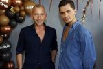 Amsterdam 14 september 2020
Presentatie frisdrank en reep van Fajah Lourens die bij alle jumbo supermarkten verkocht gaat worden .
Koen Kardashian met Willem Glas